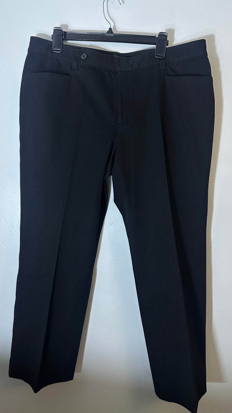 Lauren Ralph Lauren Adelle Pants Women’s 16 Black Career Office Dress Classic - Picture 1 of 11
